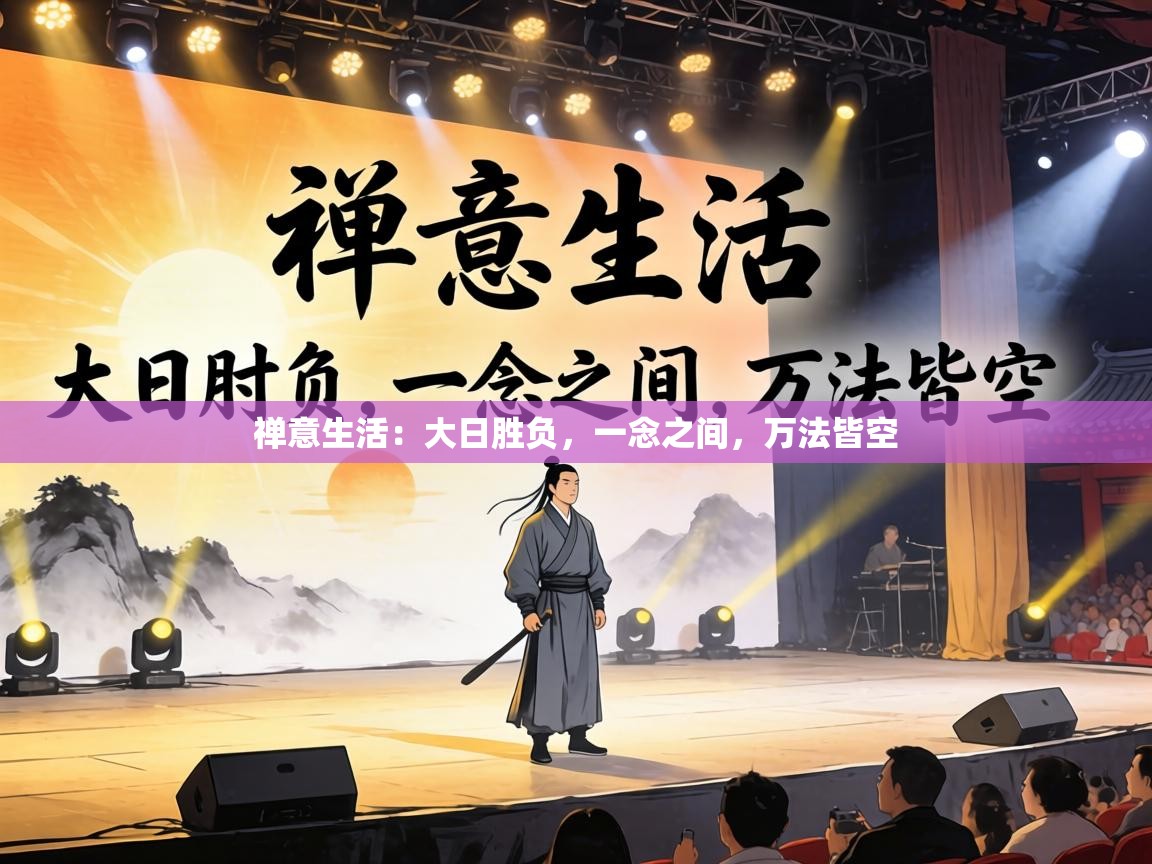 禅意生活:大日胜负,一念之间,万法皆空 第2张